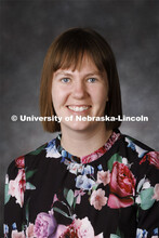 Studio portrait of Molly Brandt, Assistant Extension Educator. Portraits of Extension, IANR and CASN
