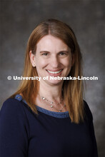Studio portrait of Jessie Brophy, Director of External Relations for CASNR. Portraits of Extension, 