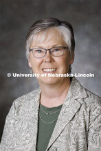 Studio portrait of Kathy Burr, Extension Educator, 4-H Educator. Portraits of Extension, IANR and CA