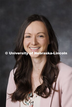 Studio portrait of Marusa Cernjul, Extension Assistant, Nutrition and Health Sciences. Portraits of 