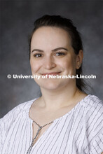 Studio portrait of Kaitlin Chapman, Entomology Extension Educator. Portraits of Extension, IANR and 