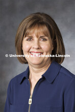 Studio portrait of Kristin Geisert, 4-H Extension Associate. Portraits of Extension, IANR and CASNR 