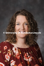 Studio portrait of Laura Narjes, Extension Educator. Portraits of Extension, IANR and CASNR educator