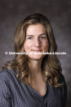 Studio portrait of Marie Nelson, 4-H Extension Associate. Portraits of Extension, IANR and CASNR edu