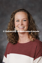 Studio portrait of Mariah Newmyer, Food, Nutrition Health Extension Educator. Portraits of Extension