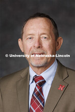Studio portrait of Rick Rasby, Associate Dean of Extension. Portraits of Extension, IANR and CASNR e