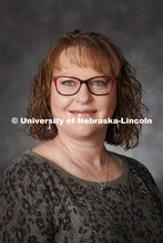 Studio portrait of Erin Steinhoff, 4-H Assistant. Portraits of Extension, IANR and CASNR educators. 