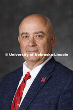 Studio portrait of Charlie Stoltenow, Dean and Director of Nebraska Extension. Portraits of Extensio