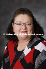Studio portrait of Linda Tempel, Faculty and Staff Development Coordinator, Nebraska Extension. Port