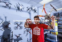 Santiago Giraldo is a school of computing major who works in the NIMBUS drone lab and loves being a 