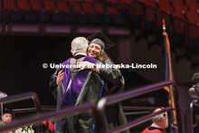 Graduate commencement in Pinnacle Bank Arena. May 13, 2022. 