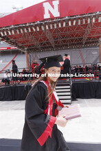 UNL undergraduate commencement in Memorial Stadium. May 14, 2022. 