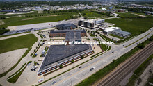 Aerial views of Nebraska Innovation Campus ( NIC ). May 27, 2022. 