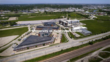Aerial views of Nebraska Innovation Campus ( NIC ). May 27, 2022. 