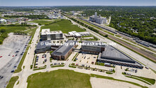 Aerial views of Nebraska Innovation Campus ( NIC ). May 27, 2022. 