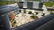 Aerial views of Nebraska Innovation Campus ( NIC ). May 27, 2022. 