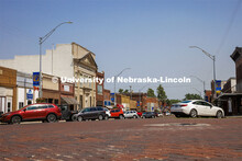 Downtown Oakland, Nebraska, for rural stories. June 14, 2020. 