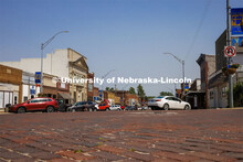 Downtown Oakland, Nebraska, for rural stories. June 14, 2020. 