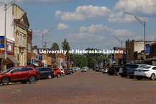 Downtown Oakland, Nebraska, for rural stories. June 14, 2020. 