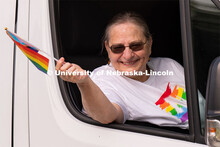 Nebraska's Pat Tetreault served as grand marshal of the second annual Star City Pride parade. The un