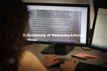Annabella Pizzi of St. Anselm College, inputs an 1915 Washington court case about a person performin