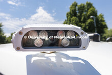 With a face only WALL-E could love, one of the two cameras on each electric vehicle looks out from e