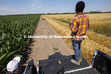 Pascal Izere, master’s student in Biological Systems Engineering, lands an autonomous drone photog