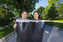 Jongwan Eun and Yunwoo Nam have developed a membrane that improve landfill gas emissions that make t