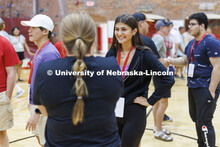 New students playing games in the Coliseum. New student enrollment orientation and campus tours. Jun