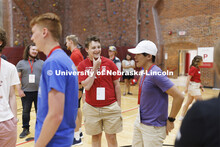 New students playing games in the Coliseum. New student enrollment orientation and campus tours. Jun