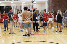 New students playing games in the Coliseum. New student enrollment orientation and campus tours. Jun