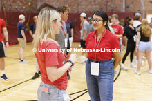 New students playing games in the Coliseum. New student enrollment orientation and campus tours. Jun