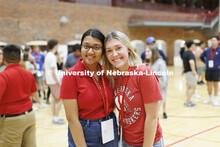 New students playing games in the Coliseum. New student enrollment orientation and campus tours. Jun
