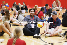 New students playing games in the Coliseum. New student enrollment orientation and campus tours. Jun