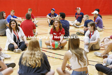 New students playing games in the Coliseum. New student enrollment orientation and campus tours. Jun