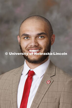 Studio portrait of Jamil Funnah, Graduate Research Assistant, TRIO Programs. June 29, 2022. 