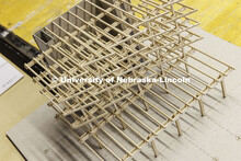 Models in architecture hall. July 1, 2022. 