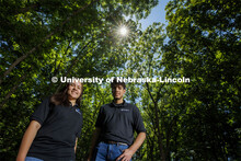 Energy Interns Jadon Basilevac and Awinita Bunner have been working in the Lincoln area this summer.