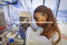 Nathlita Karlney, a senior at Fayetteville State University in North Carolina, is part of the Crop-T