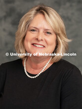 Studio portrait of Susan Swearer, Professor of Educational Psychology at the University of Nebraska.