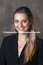 Studio portrait of Laura Nagengast, Assistant Extension Educator, School of Natural Resources. Augus