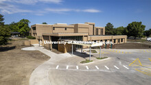 Barkley Center construction and new entrance on east campus. August 10, 2022. 