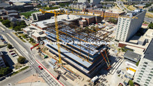 Kiewitt Hall construction on city campus. August 10, 2022. 