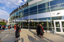 Nebraska grants about 600 degrees in summer commencement at Pinnacle Bank Arena. August 13, 2022. 