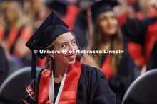 Nebraska grants about 600 degrees in summer commencement at Pinnacle Bank Arena. August 13, 2022. 