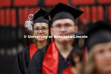 Nebraska grants about 600 degrees in summer commencement at Pinnacle Bank Arena. August 13, 2022. 