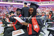 Nebraska grants about 600 degrees in summer commencement at Pinnacle Bank Arena. August 13, 2022. 