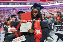 Nebraska grants about 600 degrees in summer commencement at Pinnacle Bank Arena. August 13, 2022. 