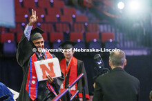 Nebraska grants about 600 degrees in summer commencement at Pinnacle Bank Arena. August 13, 2022. 