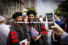 Nebraska grants about 600 degrees in summer commencement at Pinnacle Bank Arena. August 13, 2022. 